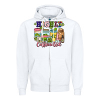 White highly caffeinated Zipper Hoodie - JahusDesignShop