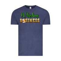Vintage Denim whiskey business St. Patricks Day Vintage Tee - FaDigitalArtStudio