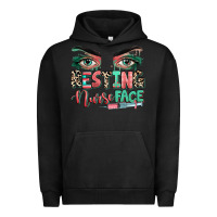 Pigment Black resting nurse face Urban Hoodie - RanaPortraitStore