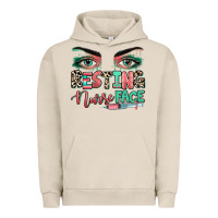 Pigment French Oak resting nurse face Urban Hoodie - RanaPortraitStore