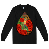 Black mexican teardrop Long Sleeve Tee - BundleAndBundleShop