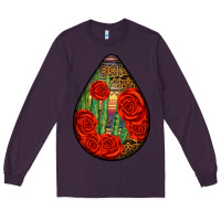Plum mexican teardrop Long Sleeve Tee - BundleAndBundleShop