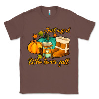 Chestnut just a girl who loves fall Classic Tee - Jasminsmagicworld