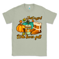 Matcha just a girl who loves fall Classic Tee - Jasminsmagicworld