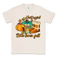 Natural just a girl who loves fall Classic Tee - Jasminsmagicworld