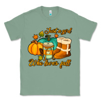 Sage just a girl who loves fall Classic Tee - Jasminsmagicworld