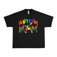 Black Autism mom Urban Heavy Tee - FaDigitalArtStudio