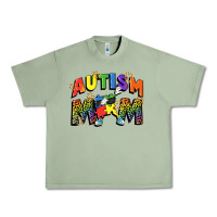 Oil Green Autism mom Urban Heavy Tee - FaDigitalArtStudio