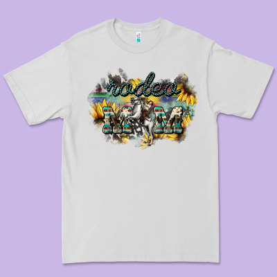 Rodeo Mom Mother's Day Premium Tee Designed By Howdyjamesfarm