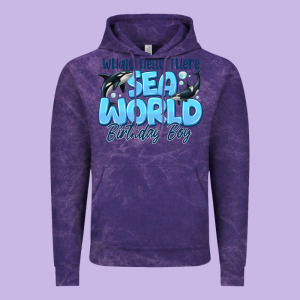 Whale Hello There Sea World Birthday Boy Vintage Hoodie Designed By Cowhidedigitalart