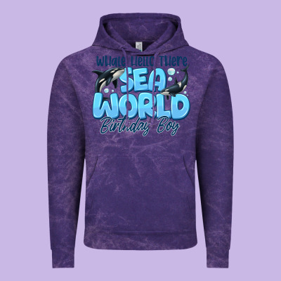 Whale Hello There Sea World Birthday Boy Vintage Hoodie Designed By Cowhidedigitalart
