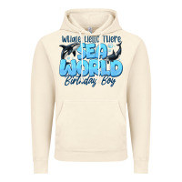 Vintage Artic Whale Hello There Sea World Birthday Boy Vintage Hoodie - CowhideDigitalArt