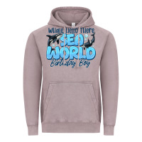 Vintage Zinc Whale Hello There Sea World Birthday Boy Vintage Hoodie - CowhideDigitalArt
