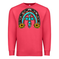 Cardinal cross rainbow Premium Sweatshirt - JahusDesignShop