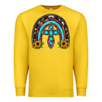 Lemon cross rainbow Premium Sweatshirt - JahusDesignShop