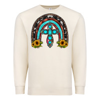 Sandshell cross rainbow Premium Sweatshirt - JahusDesignShop