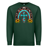 Sports Green cross rainbow Premium Sweatshirt - JahusDesignShop