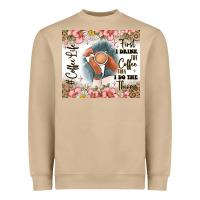 Mushroom first i drink the coffee then i do the things Heavyweight Sweatshirt - JahusDesignShop