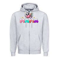 Heather Grey mama Zipper Hoodie - JahusDesignShop
