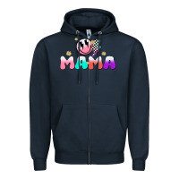 Navy mama Zipper Hoodie - JahusDesignShop