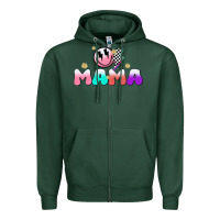 Sports Green mama Zipper Hoodie - JahusDesignShop