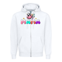 White mama Zipper Hoodie - JahusDesignShop