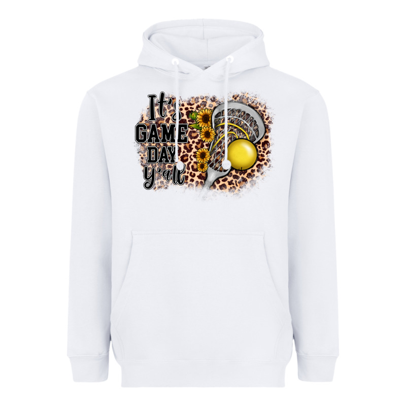 It's Game Day Y'all Lacrosse Heavyweight Hoodie by JahusDesignShop | Teevron