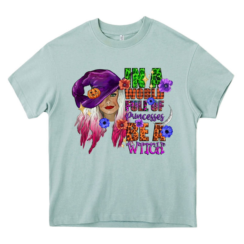 In A World Full Of Princesses Be A Witch Heavy Core Tee by CowGirlArtShop | Teevron