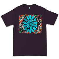 Plum cowhide and serape gemstone background Premium Tee - RanaPortraitStore