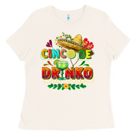 Bone Cinco de drinko Ladies Tee - FaDigitalArtStudio