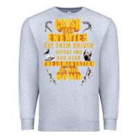 Heather Grey crushs your enemies merch Premium Sweatshirt - baoMotion