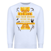 White crushs your enemies merch Premium Sweatshirt - baoMotion
