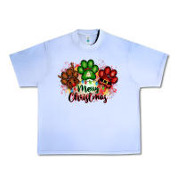 Grape Ice merry christmas paws Urban Heavy Tee - FaDigitalArtStudio