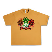 Peanut Butter merry christmas paws Urban Heavy Tee - FaDigitalArtStudio