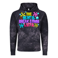 Cloud Black one mental break dowm later Vintage Hoodie - CowhideDigitalArt