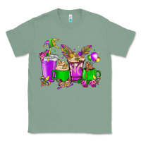 Sage Mardi Gras coffee cups Classic Tee - HowdyJamesFarm