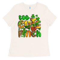 Bone St. Patrick's too cute to pinch Ladies Tee - OliviaCreatesArt
