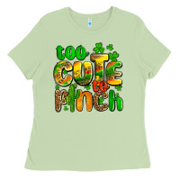 St. Patrick's Too Cute To Pinch Ladies Tee | Teevron
