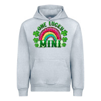 Heather Grey st patricks day one lucky mini Urban Hoodie - RanaPortraitStore