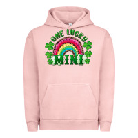 Pigment Salmon st patricks day one lucky mini Urban Hoodie - RanaPortraitStore