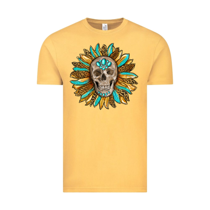 Sunflower With Skull Vintage Tee by RanaPortraitStore | Teevron