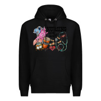 Black nursing in my heart Premium Hoodie - RacoonDesign