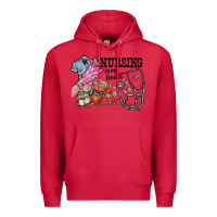 Cardinal nursing in my heart Premium Hoodie - RacoonDesign