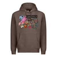 Coffee nursing in my heart Premium Hoodie - RacoonDesign