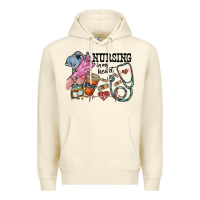 Sandshell nursing in my heart Premium Hoodie - RacoonDesign