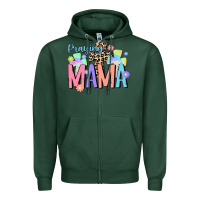 Sports Green praying mama Zipper Hoodie - JahusDesignShop