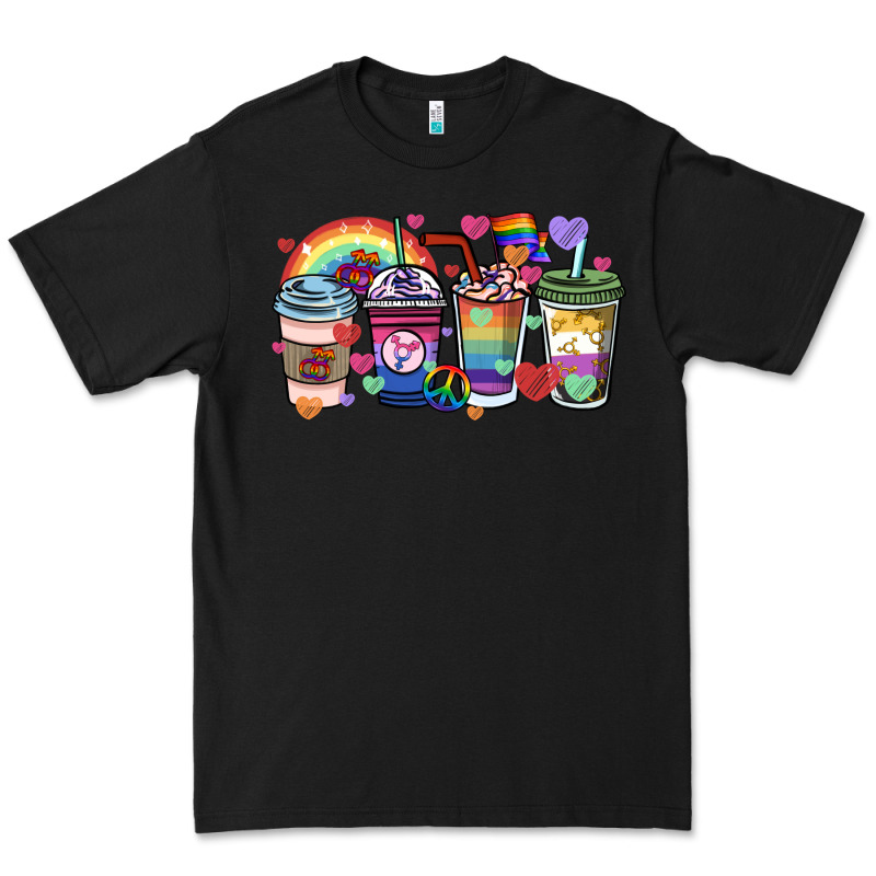 Lgbtq Coffee Cups Premium Tee by HowdyJamesFarm | Teevron