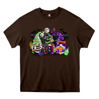 Chocolate Brown halloween gnome Heavy Core Tee - CowGirlArtShop