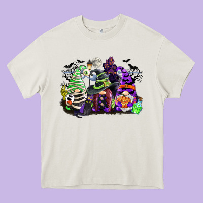 Halloween Gnome Heavy Core Tee Designed By Cowgirlartshop