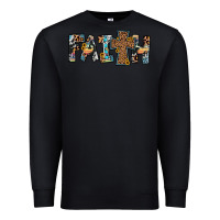 Black faith cross Premium Sweatshirt - JahusDesignShop